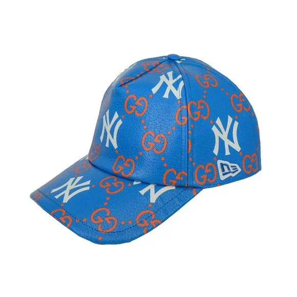 Gucci | Accessories | Gucci Unisex Blue Yankees And Gg Print  display picture 2